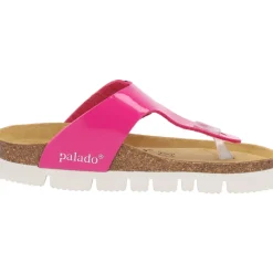 Palado Kos PL Lack, Zehentrenner, Damen, Pink