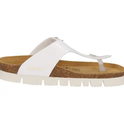 Palado Kos PL Lack, Zehentrenner, Damen, Weiß