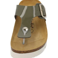 Palado Kos PL Lack, Zehentrenner, Damen, Khaki