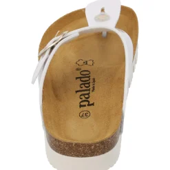 Palado Kos PL Lack, Zehentrenner, Damen, Weiß