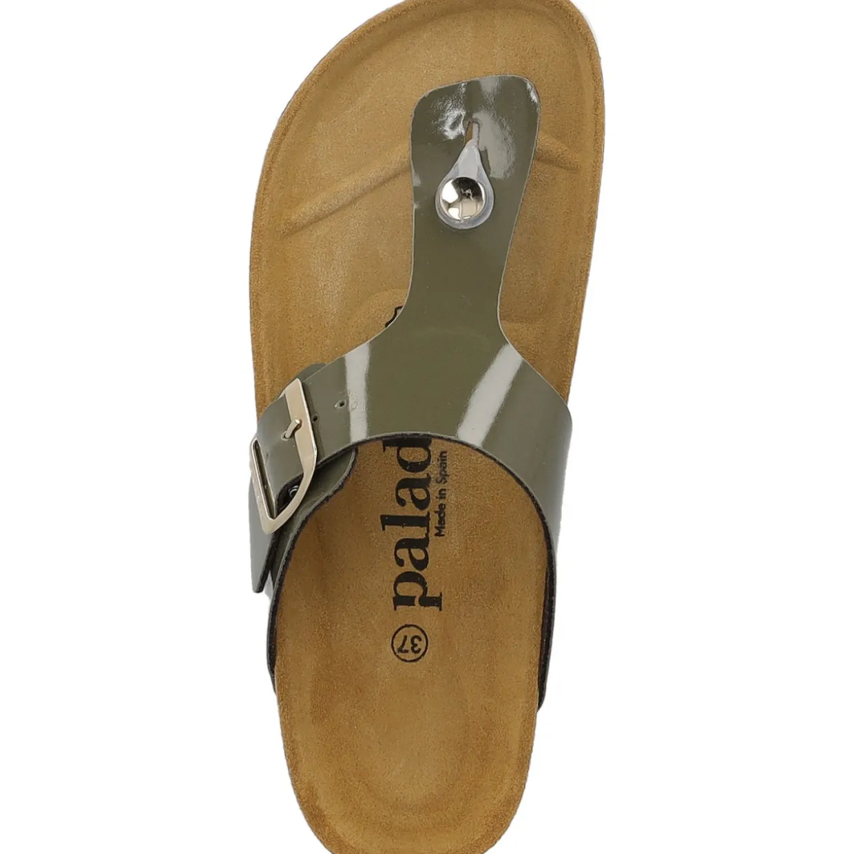 Palado Kos PL Lack, Zehentrenner, Damen, Khaki