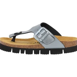 Palado Kos PL Metallic, Zehentrenner, Damen, Anthrazit