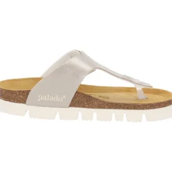 Palado Kos PL Metallic, Zehentrenner, Damen, Beige