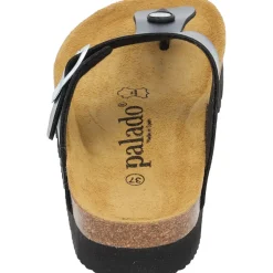 Palado Kos PL Metallic, Zehentrenner, Damen, Anthrazit