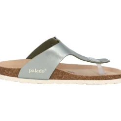 Palado Kos SQ by Sila Sahin, Zehentrenner, Damen, Olive Metallic