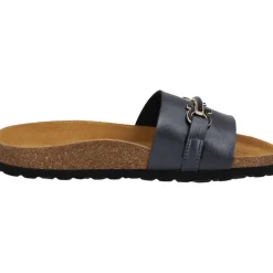 Palado Laudra, Pantoletten, Damen, Schwarz Metallic