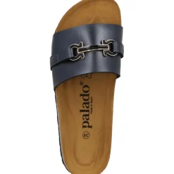 Palado Laudra, Pantoletten, Damen, Schwarz Metallic