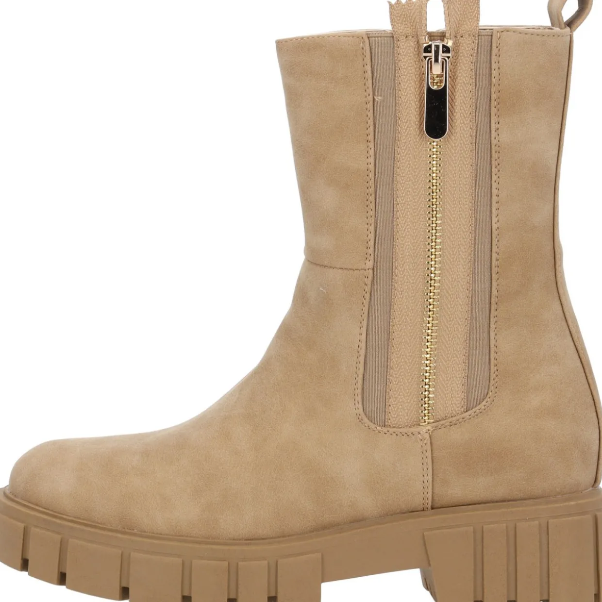 Palado Laxkal, Chelsea Boots, Damen, Beige