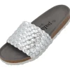 Palado Lerima by Sila Sahin, Pantoletten, Damen, Silber Metallic