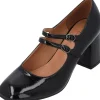 Palado Loriya by Sila Sahin, Pumps, Damen, Schwarz Lack