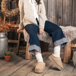 Palado Lorlea by Sila Sahin, Hausschuhe & Pantoffeln, Damen, Sand