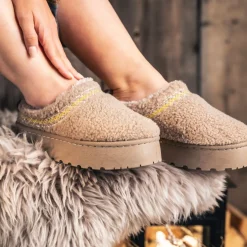 Palado Lorlea by Sila Sahin, Hausschuhe & Pantoffeln, Damen, Sand