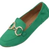 Palado Losmus, Mokassins, Damen, Grün