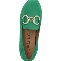 Palado Losmus, Mokassins, Damen, Grün