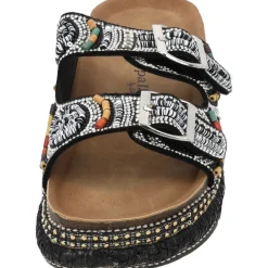 Palado Luberos by Sila Sahin, Plateau-Pantoletten, Damen, Schwarz