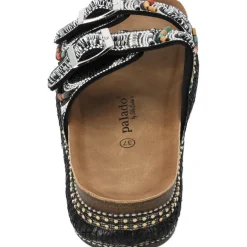 Palado Luberos by Sila Sahin, Plateau-Pantoletten, Damen, Schwarz