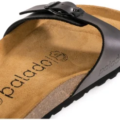 Palado Malta Arizona, Pantoletten, Damen, Metallic Antra