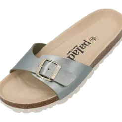 Palado Malta BE Metallic, Pantoletten, Damen, Olive