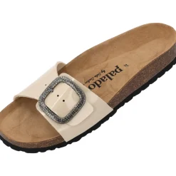 Palado Malta BX by Sila Sahin, Pantoletten, Damen, Beige Lack