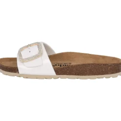 Palado Malta BX by Sila Sahin, Pantoletten, Damen, Weiß Lack