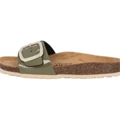 Palado Malta BX by Sila Sahin, Pantoletten, Damen, Khaki Lack