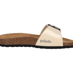Palado Malta BX by Sila Sahin, Pantoletten, Damen, Beige Lack