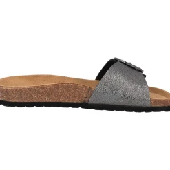 Palado Malta BX by Sila Sahin, Pantoletten, Damen, Anthrazit Metallic