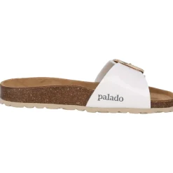 Palado Malta BX by Sila Sahin, Pantoletten, Damen, Weiß Lack