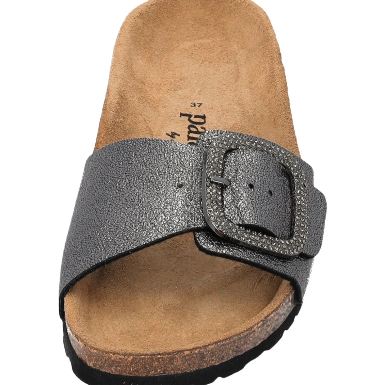 Palado Malta BX by Sila Sahin, Pantoletten, Damen, Anthrazit Metallic