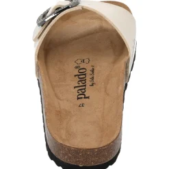 Palado Malta BX by Sila Sahin, Pantoletten, Damen, Beige Lack