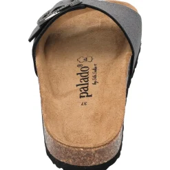 Palado Malta BX by Sila Sahin, Pantoletten, Damen, Anthrazit Metallic