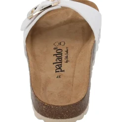 Palado Malta BX by Sila Sahin, Pantoletten, Damen, Weiß Lack