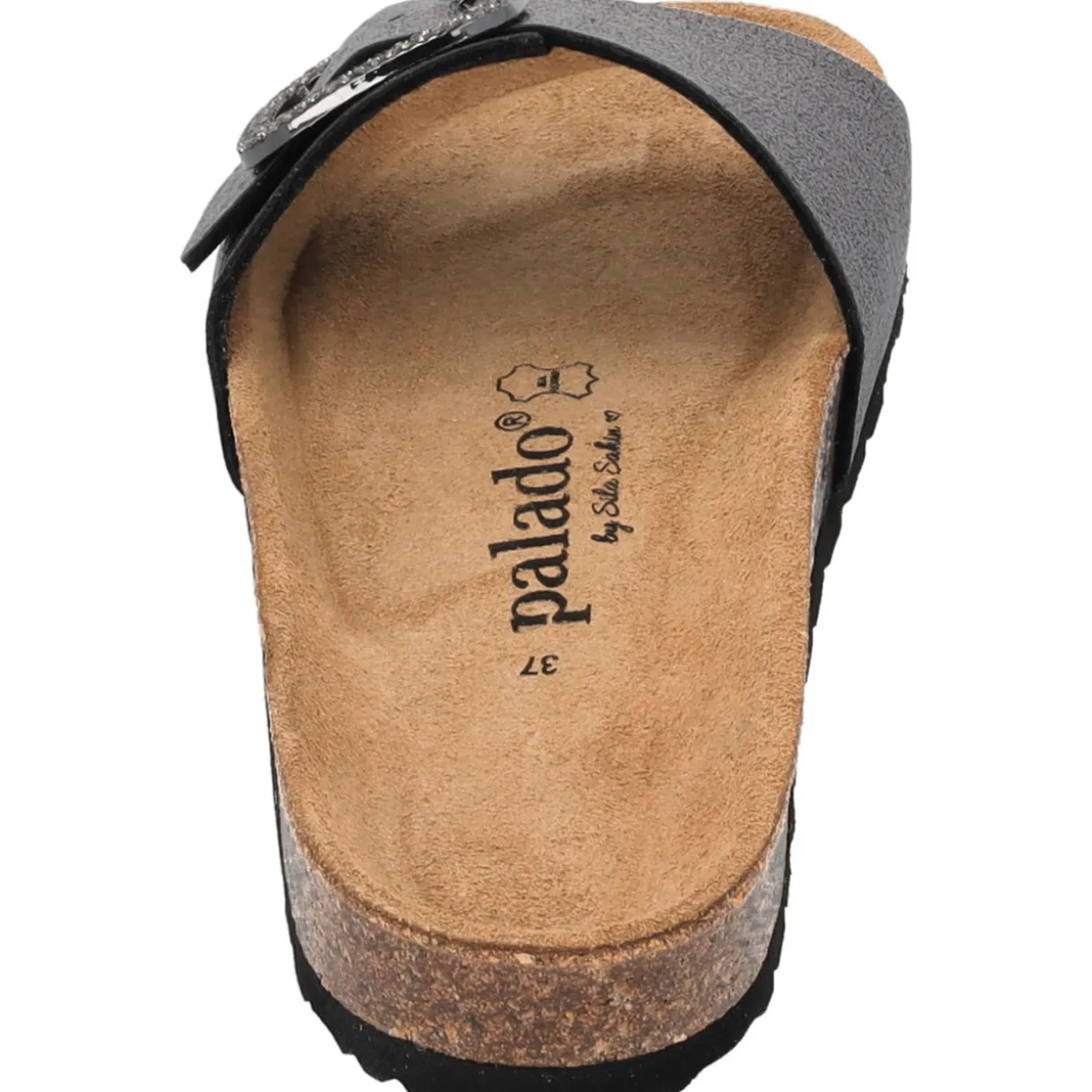 Palado Malta BX by Sila Sahin, Pantoletten, Damen, Anthrazit Metallic