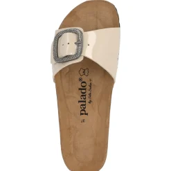 Palado Malta BX by Sila Sahin, Pantoletten, Damen, Beige Lack