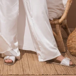 Palado Malta BX by Sila Sahin, Pantoletten, Damen, Weiß Lack