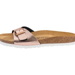 Palado Malta Coralino, Pantoletten, Damen, Metallic Snake Rose