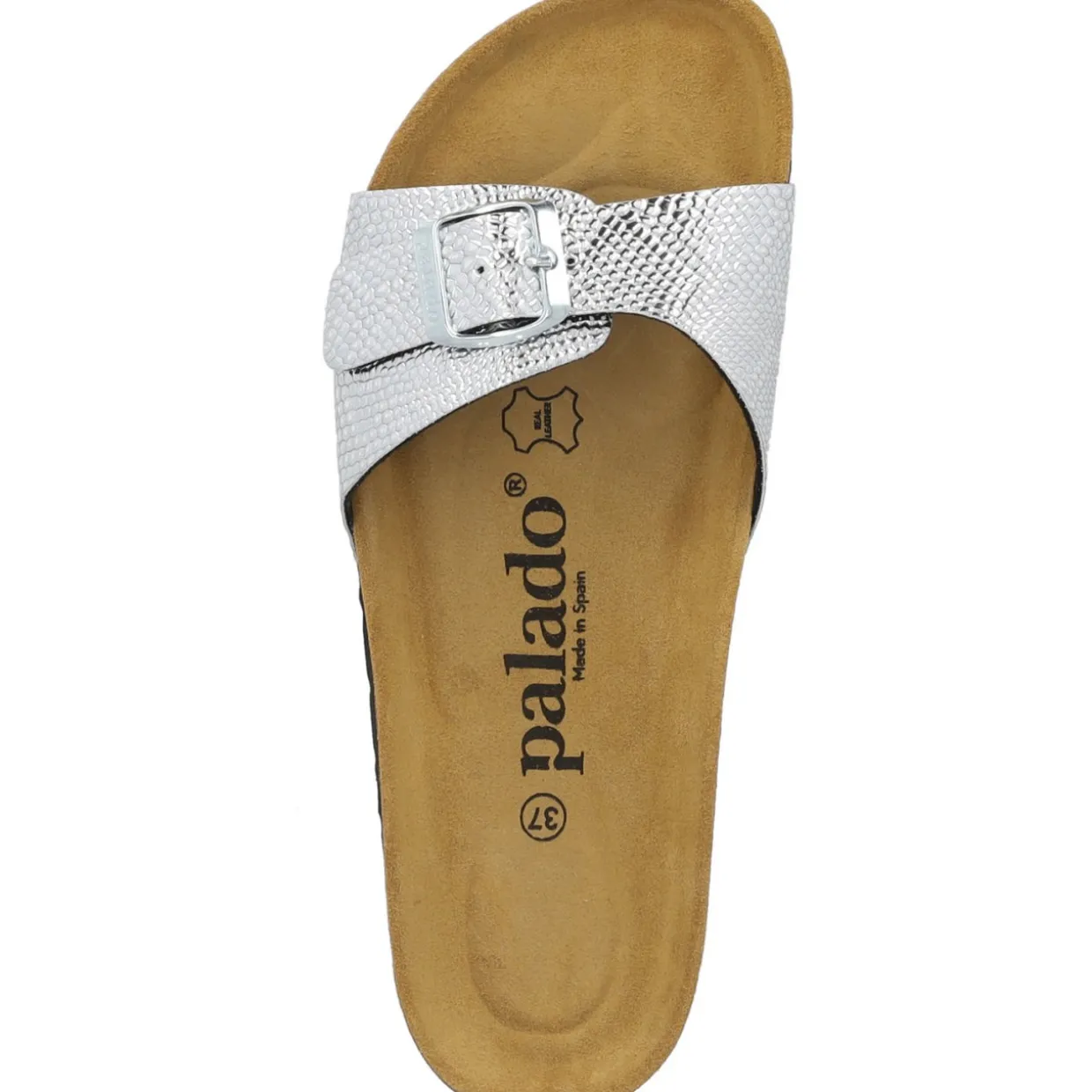 Palado Malta Coralino, Pantoletten, Damen, Silber