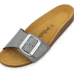 Palado Malta EGS Glitter, Pantoletten, Damen, Silber