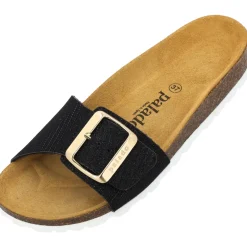 Palado Malta EGS Glitter, Pantoletten, Damen, Schwarz