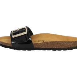 Palado Malta EGS Lack, Pantoletten, Damen, Schwarz/Gold