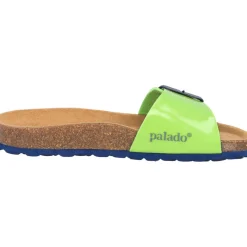 Palado Malta EGS Lack, Pantoletten, Damen, Hellgrün/Blau