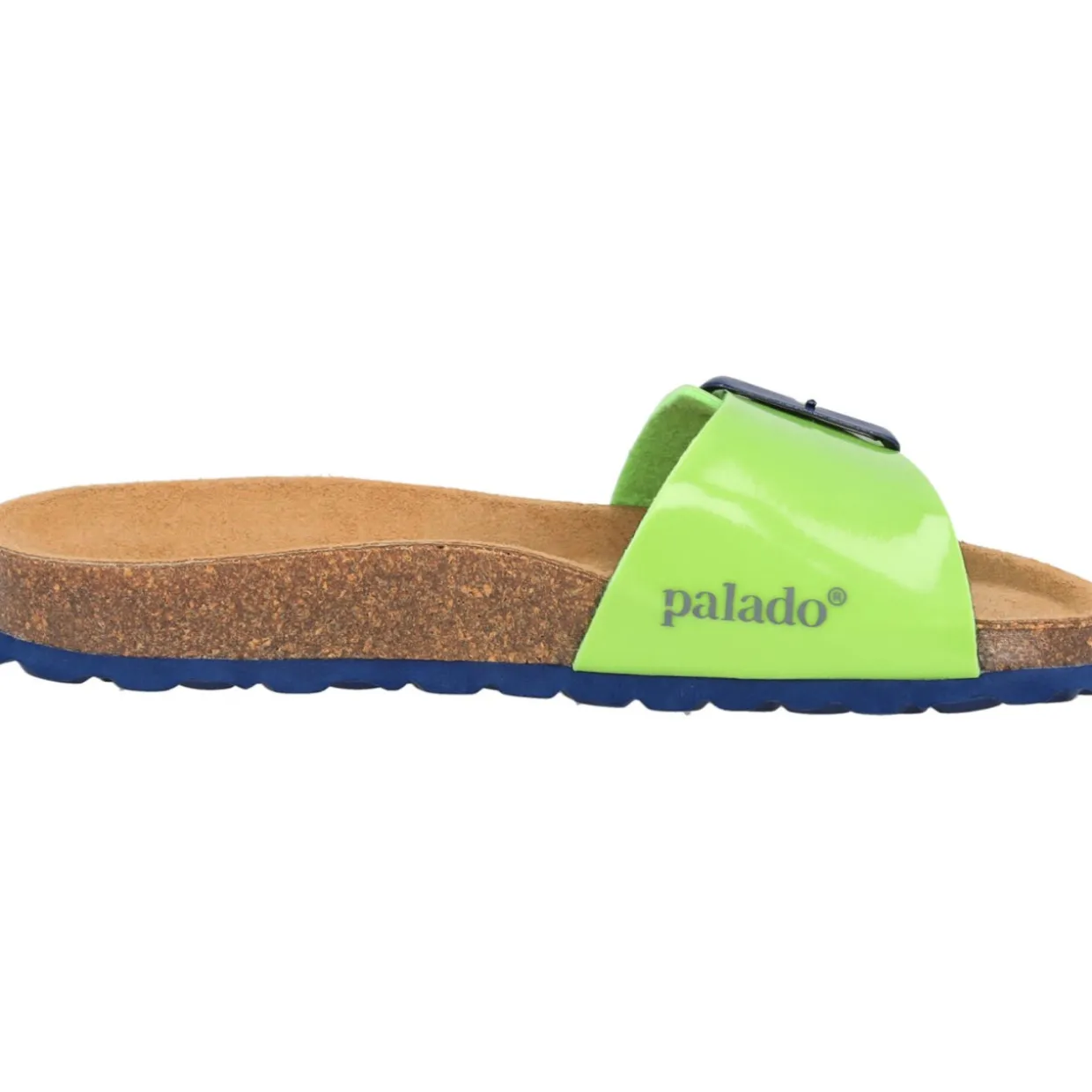 Palado Malta EGS Lack, Pantoletten, Damen, Hellgrün/Blau