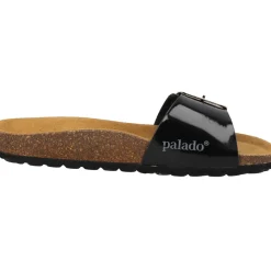 Palado Malta EGS Lack, Pantoletten, Damen, Schwarz/Gold