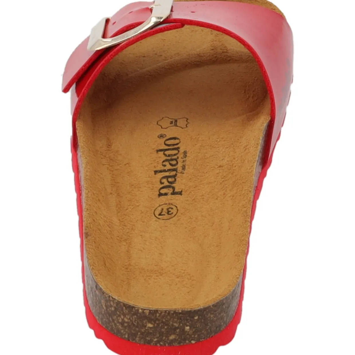 Palado Malta EGS Lack, Pantoletten, Damen, Rot/Rot