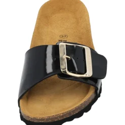 Palado Malta EGS Lack, Pantoletten, Damen, Schwarz/Gold