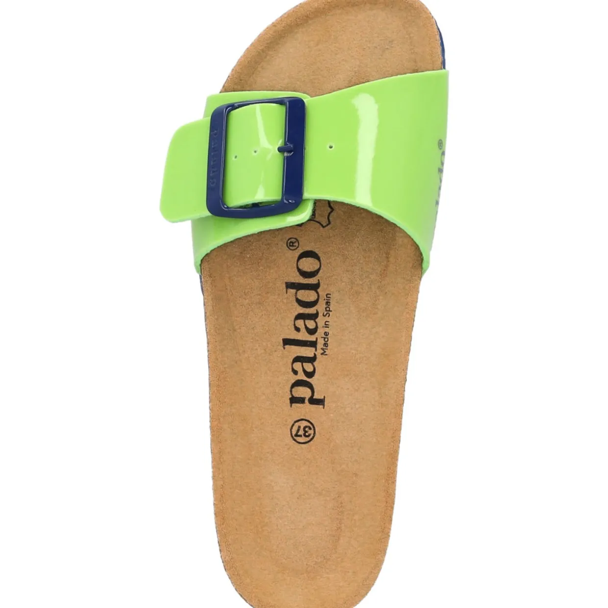 Palado Malta EGS Lack, Pantoletten, Damen, Hellgrün/Blau