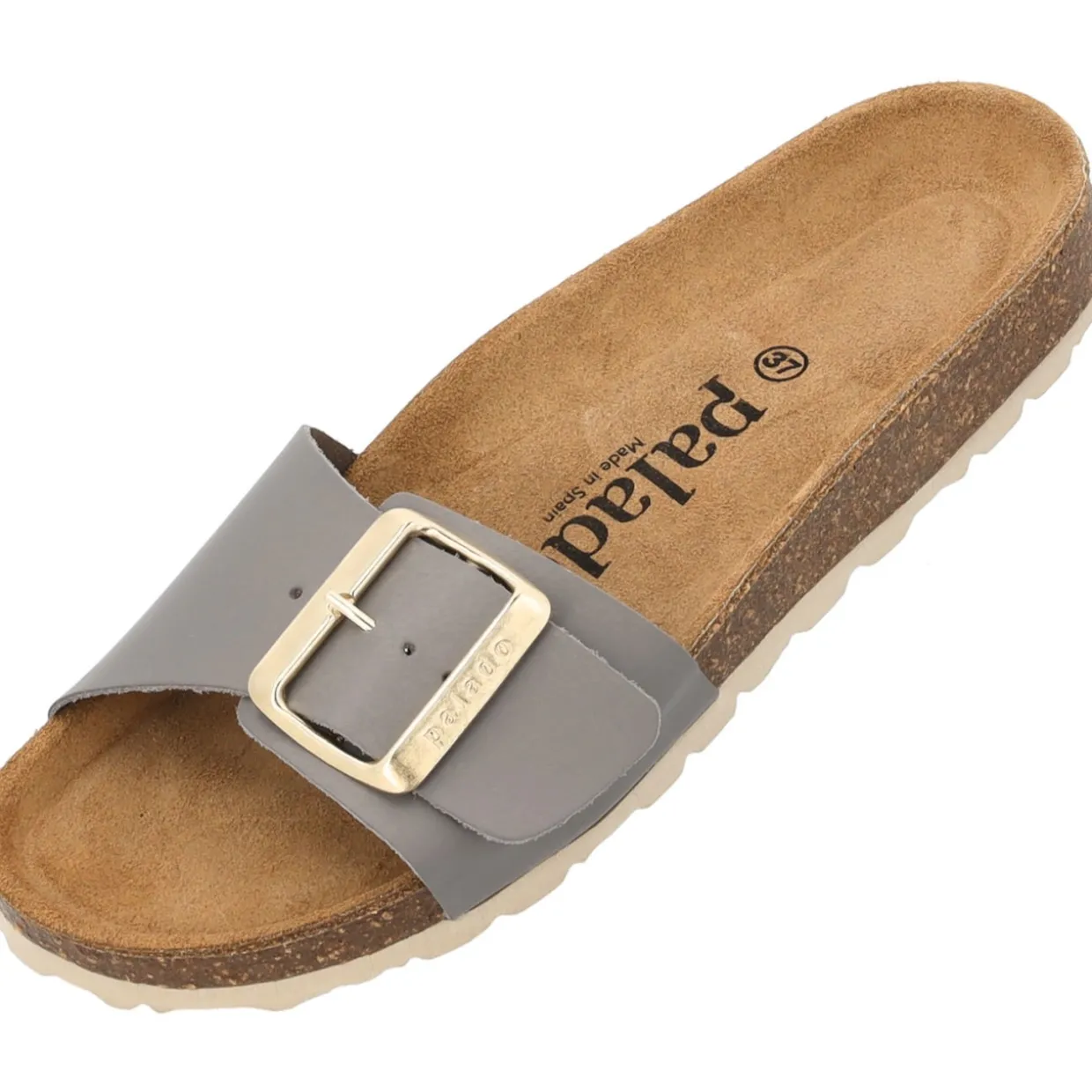 Palado Malta EGS Matt Premium Leather, Pantoletten, Damen, Grau