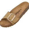 Palado Malta EGS Matt Premium Leather, Pantoletten, Damen, Hellbraun