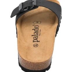 Palado Malta EGS Matt Premium Leather, Pantoletten, Damen, Schwarz