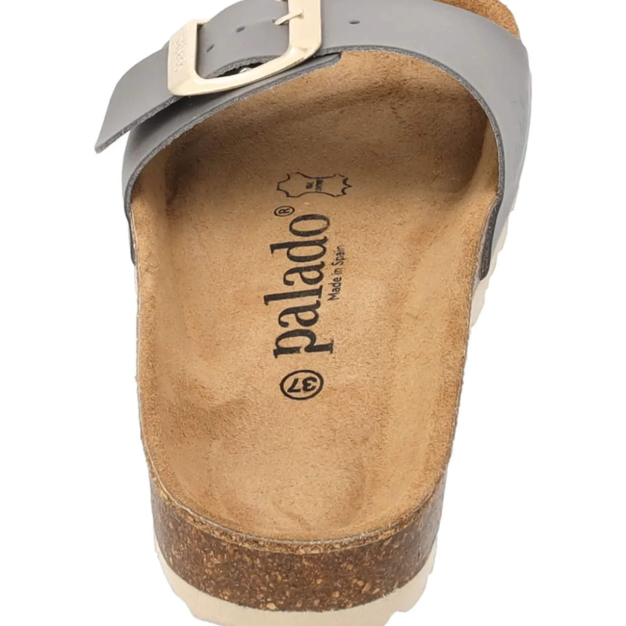 Palado Malta EGS Matt Premium Leather, Pantoletten, Damen, Grau